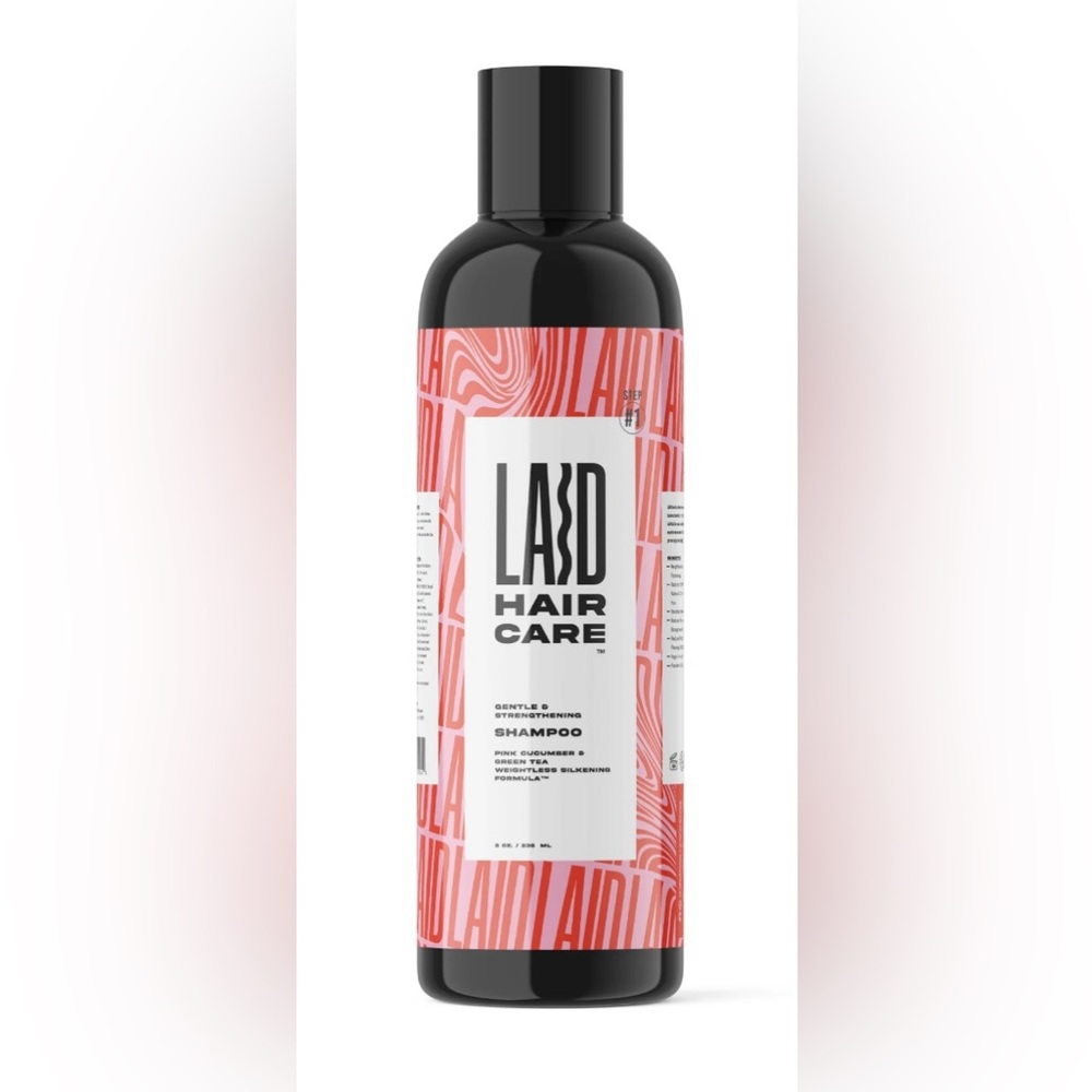 LAID Hair Care Pink Cucumber & Green Tea Weightles Silkening Silk Me Out Shampoo